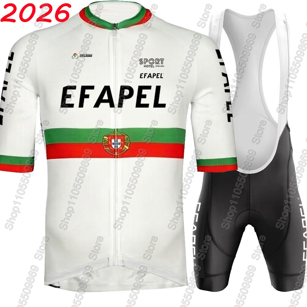 Padded Cycling Shorts - Portugal 2026 Efapel Team Cycling Jersey
