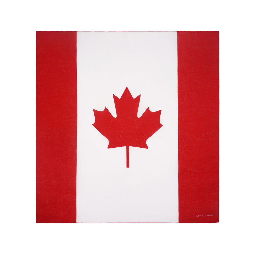 Cycling Gear Canada - Hip Hop Canada Flag Bandana Men