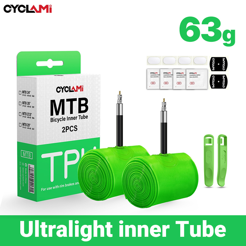 Cycling Gear Material - CYCLAMI Ultralight Bike Inner Tube 26