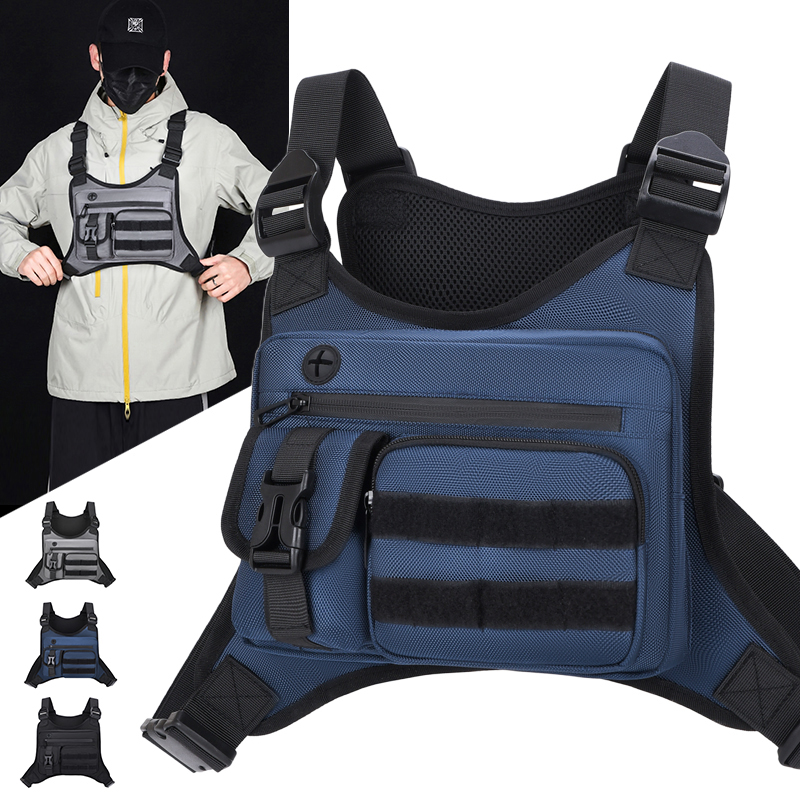 Cycling Gear Pack - Tactical Chest Rig Bag Men Waterproof