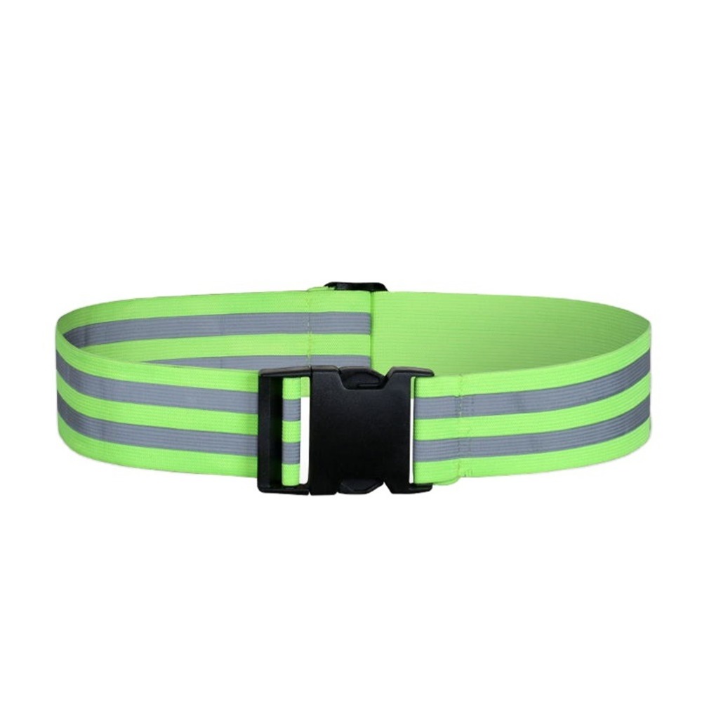 Yellow Cycling Gear - 2PCS Stretchable Reflective Belt Adjustable Portable