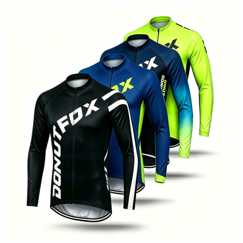 Cycling Gear Sale - Men Long Sleeve MTB Jersey &
