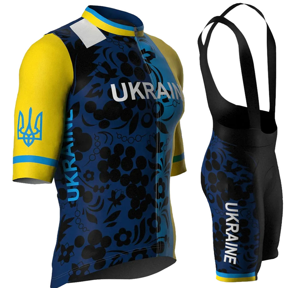 Padded Cycling Shorts - Ukraine National Team 2026 Cycling Jersey