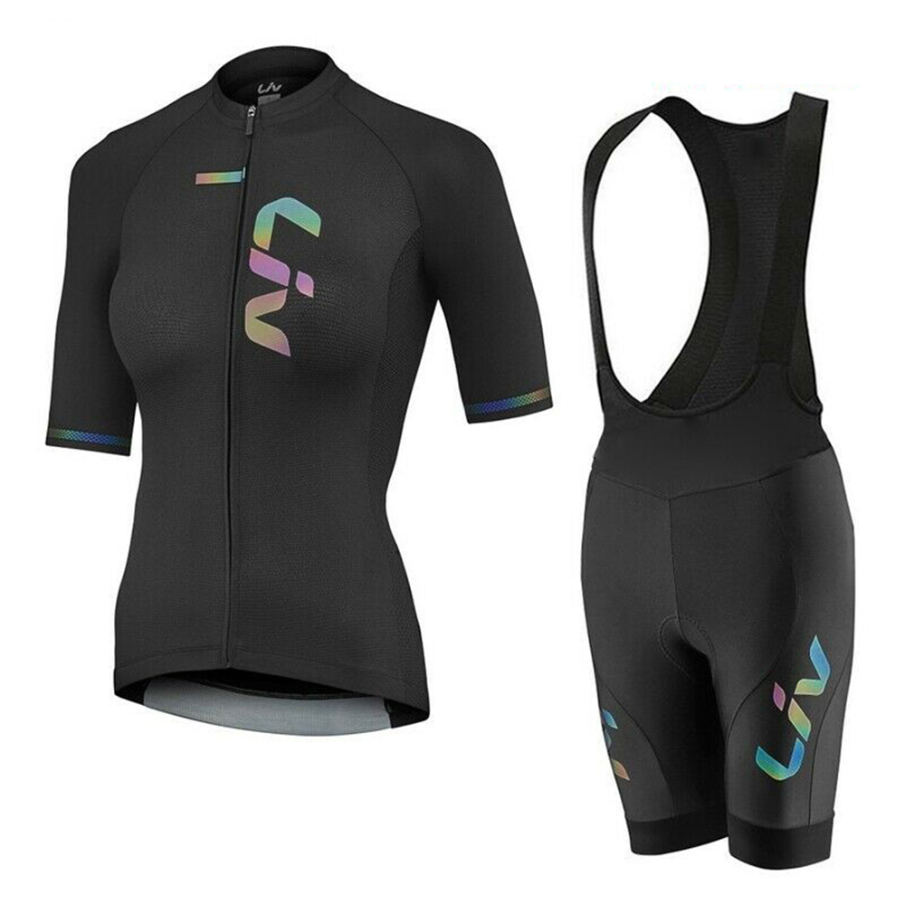 Padded Cycling Shorts - LIV Summer Cycling Jersey Bib Shorts