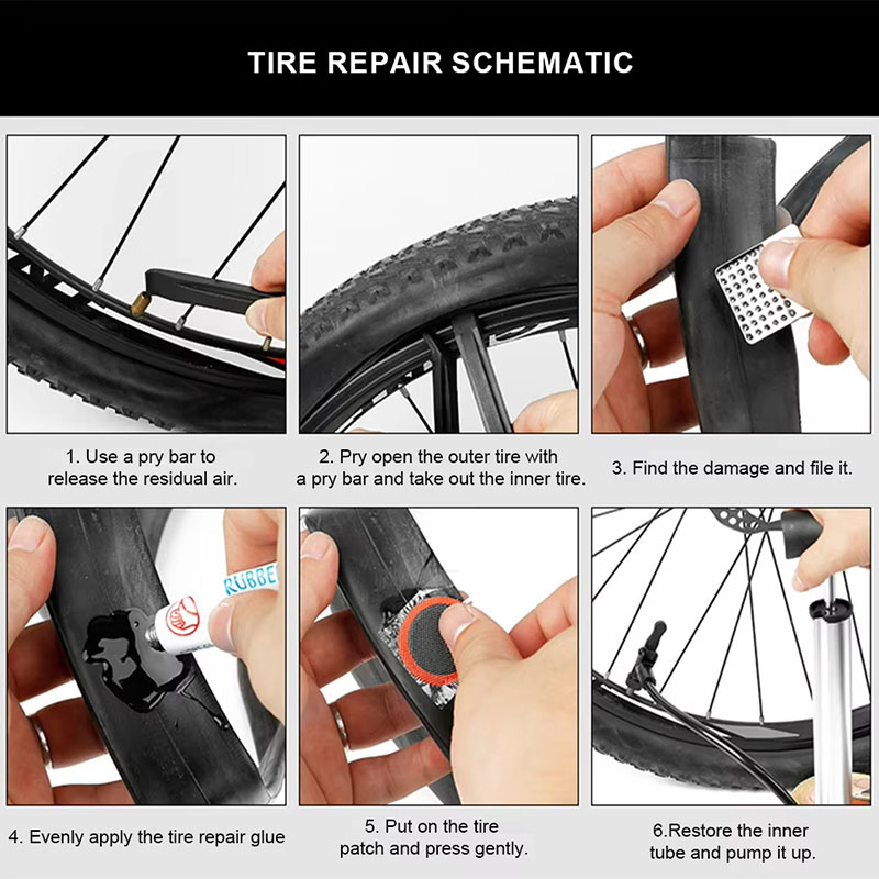 39pcs Bike Tire Repair Kit - B - огляд і ціна Bike Tube Repair Kit