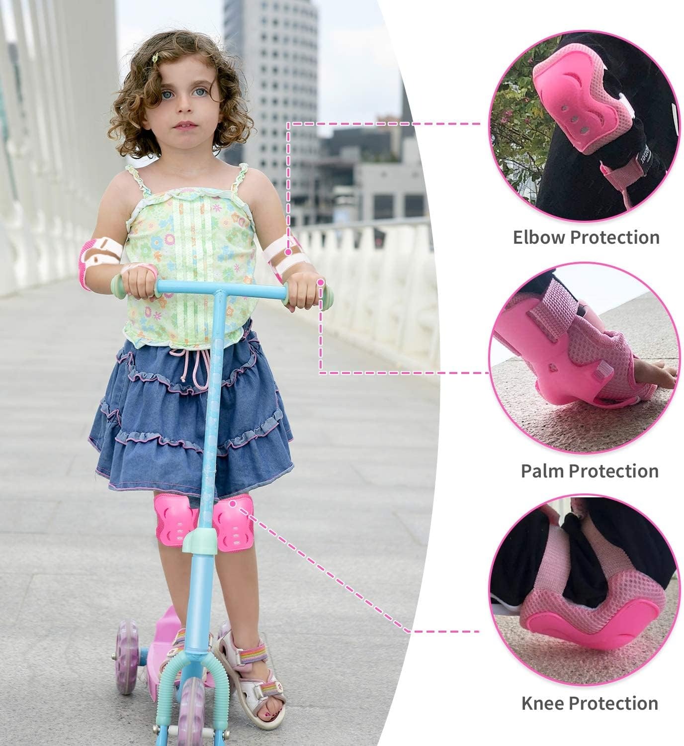 6Pcs Youth/Kids Knee Pads Elbo - огляд і ціна Youth Cycling Gear