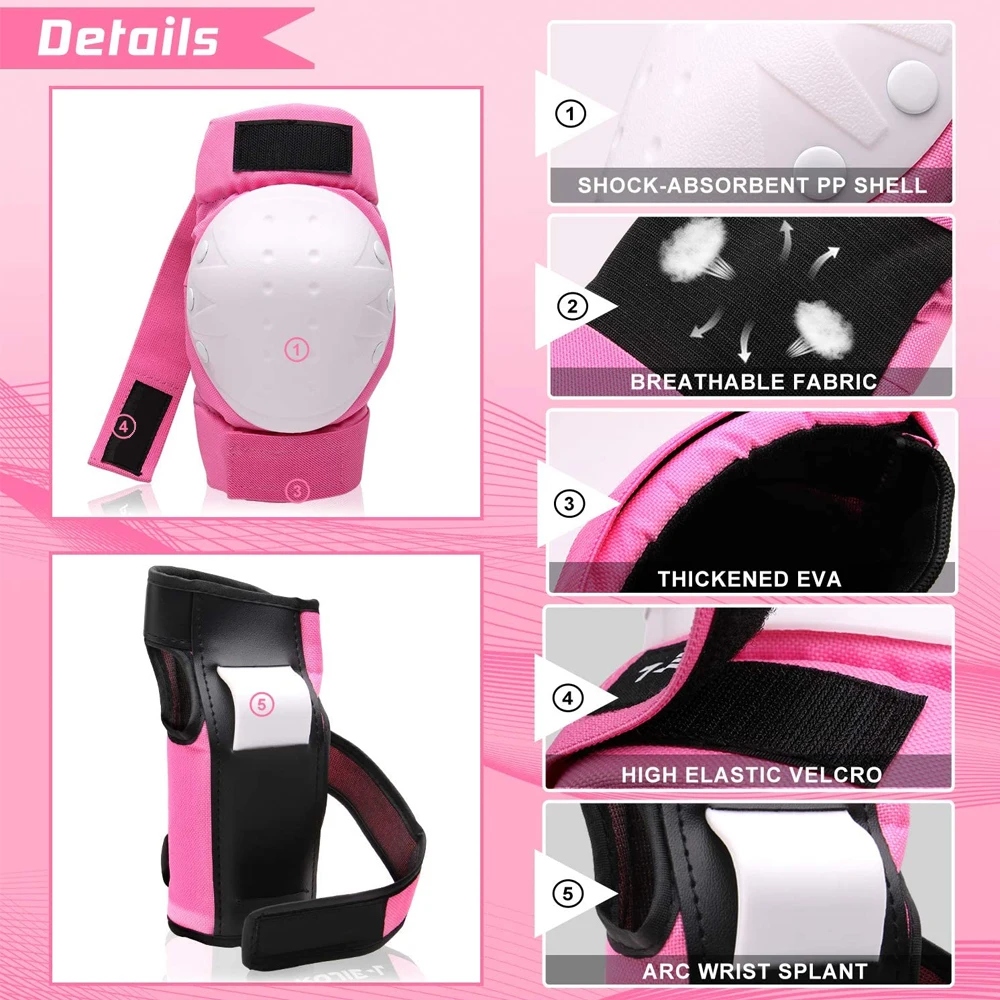 Adult Youth Kids Knee Pads Elb - огляд і ціна Youth Cycling Gear