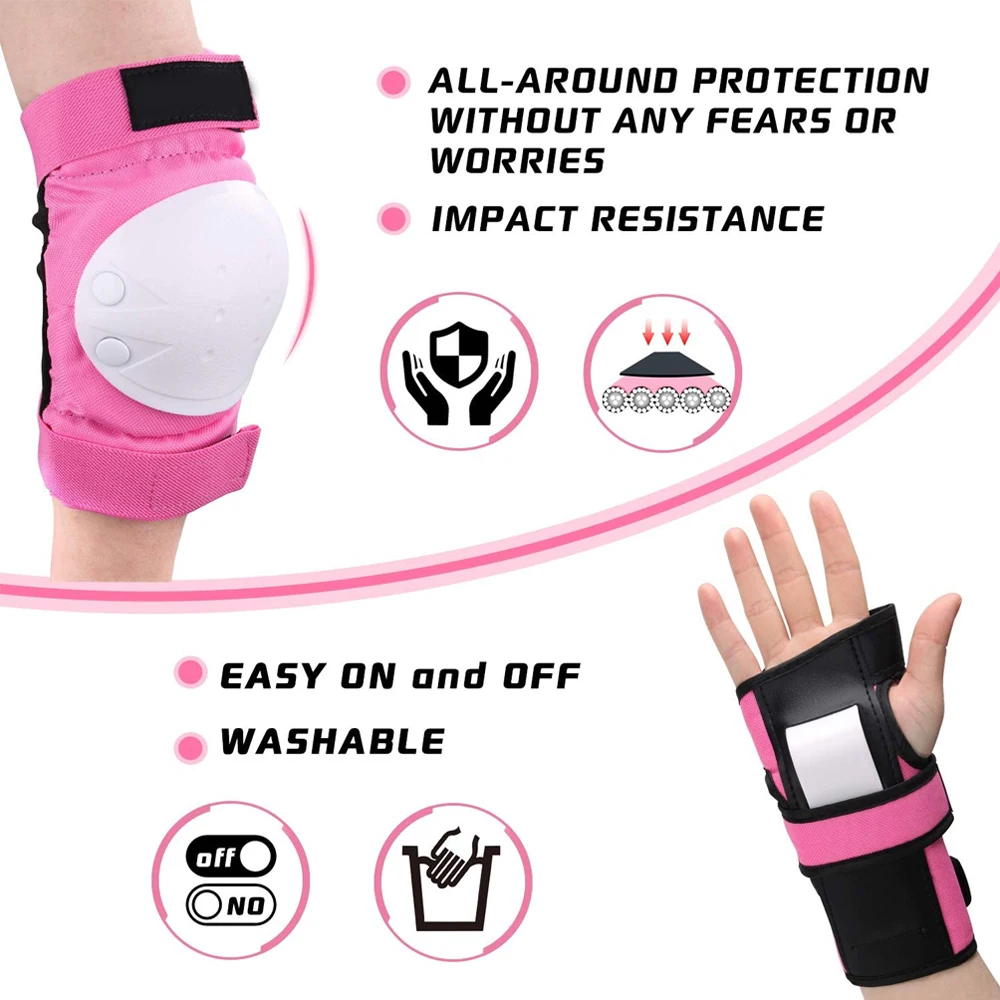 Adult Youth Kids Knee Pads Elb - огляд і ціна Youth Cycling Gear