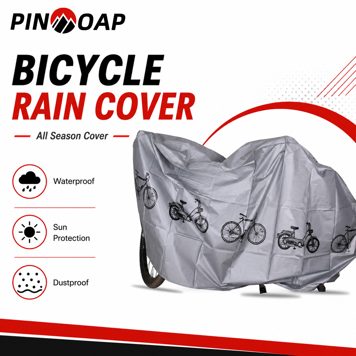 PINMOAP Universal Bicycle Rain - огляд і ціна Cycling Gear Pack