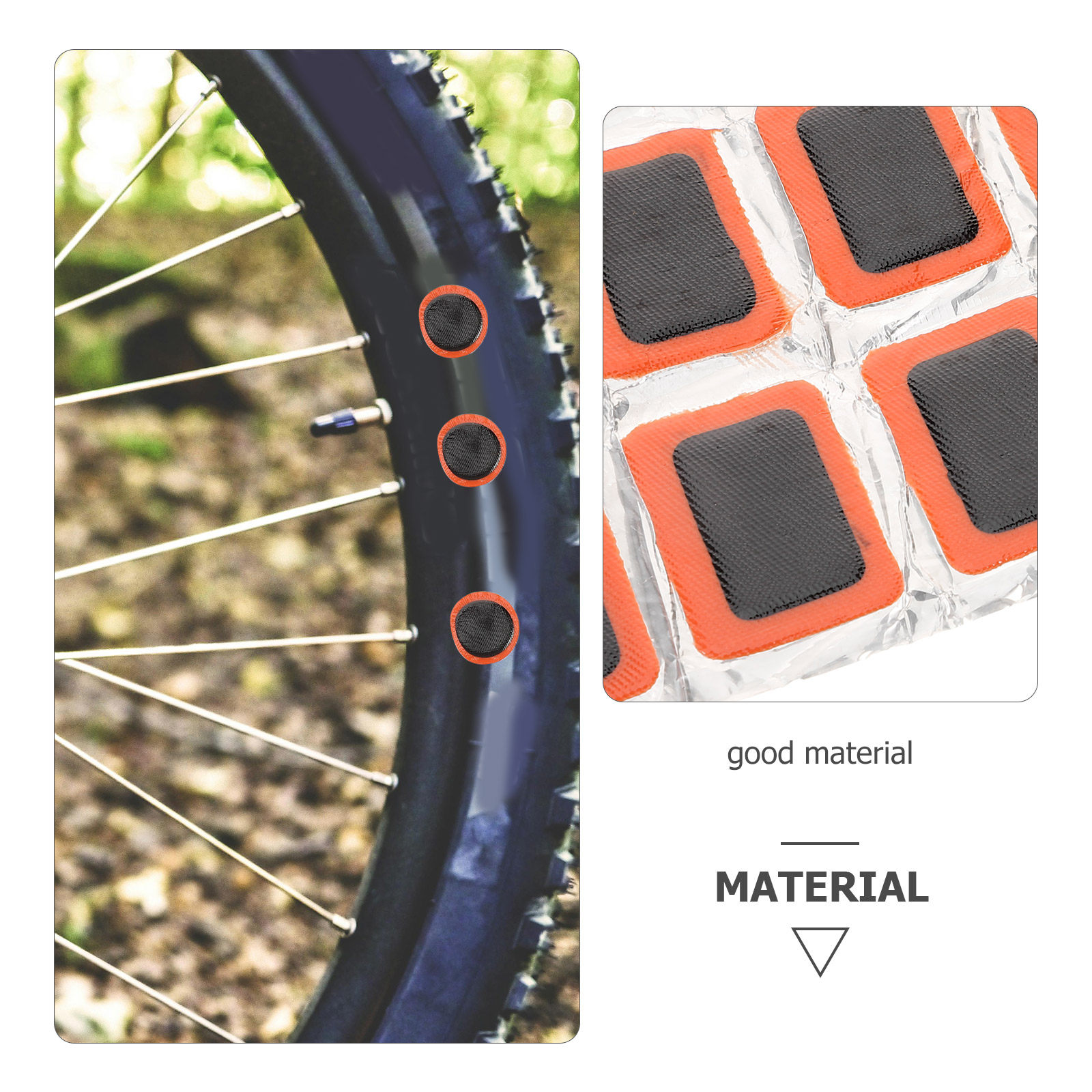 2Sheets Bike Tire Repair Patch - огляд і ціна Bike Tube Repair Kit