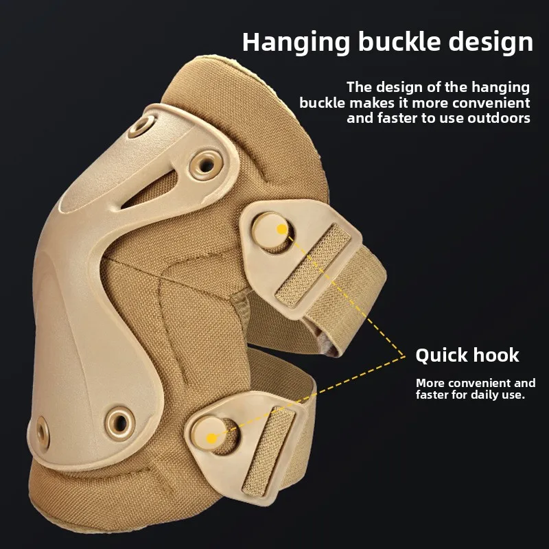 Tactical Knee Elbow Pads Set M - огляд і ціна Cycling Gear Padding