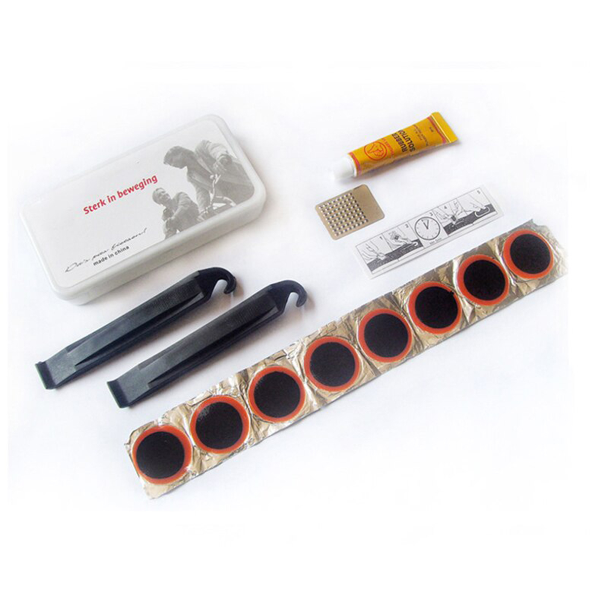 Bicycle Flat Tire Repair Kit T - огляд і ціна Bike Tube Repair Kit