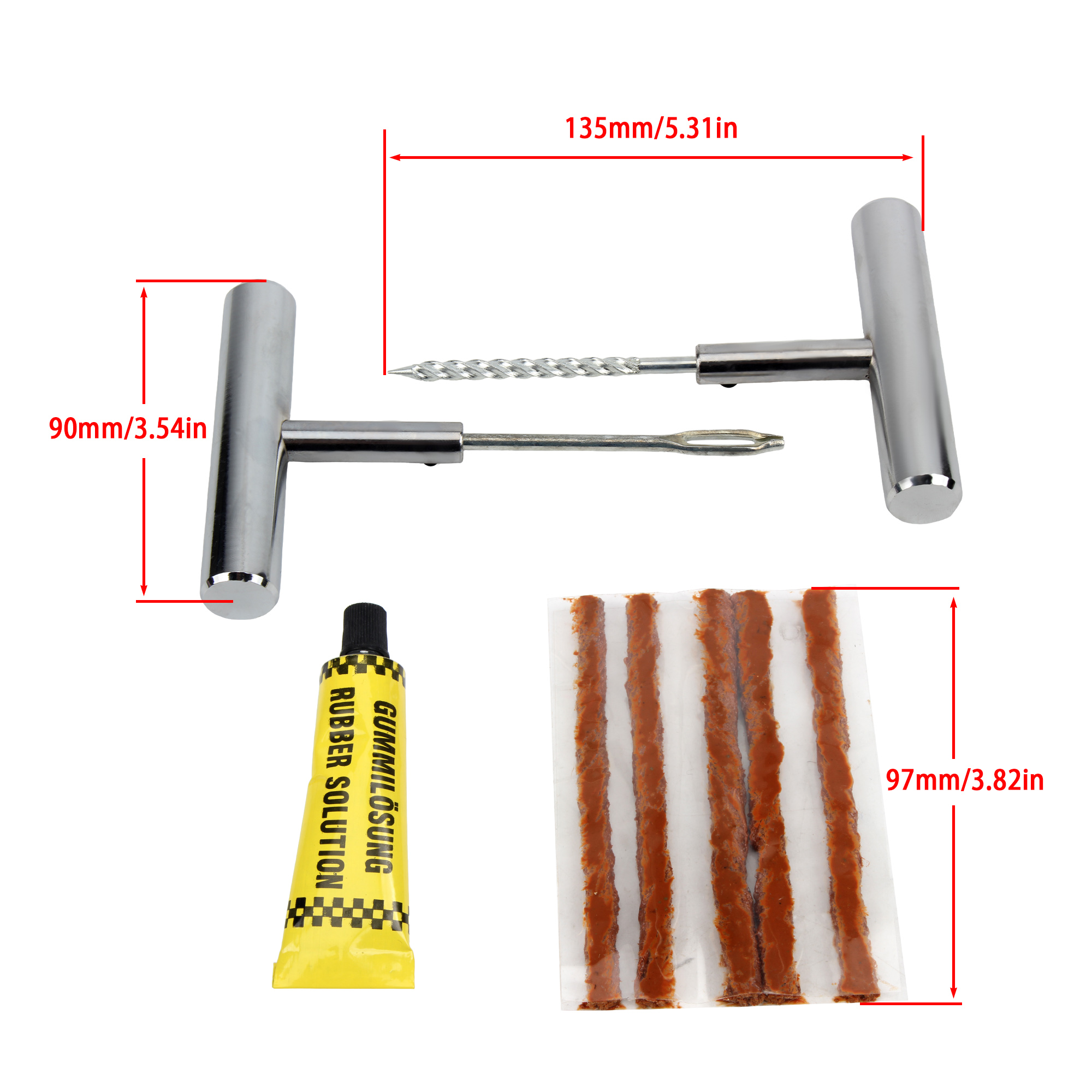 Universal Motorcycle Tire Repa - огляд і ціна Bike Tube Repair Kit