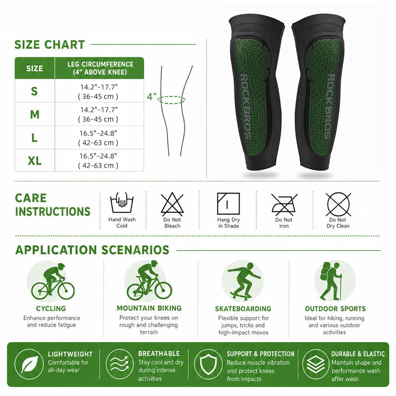 ROCKBROS Cool Sport Legs MTB C - огляд і ціна Cycling Gear Padding