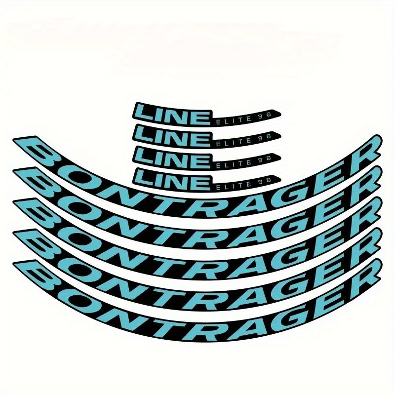 9Pcs 2D Helmet Stickers Bontra - огляд і ціна Cycling Gear Sale