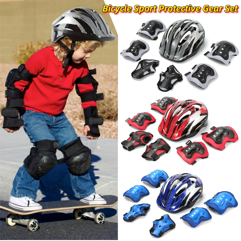 7Pcs Bicycle Sport Protective  - огляд і ціна Cycling Gear Padding