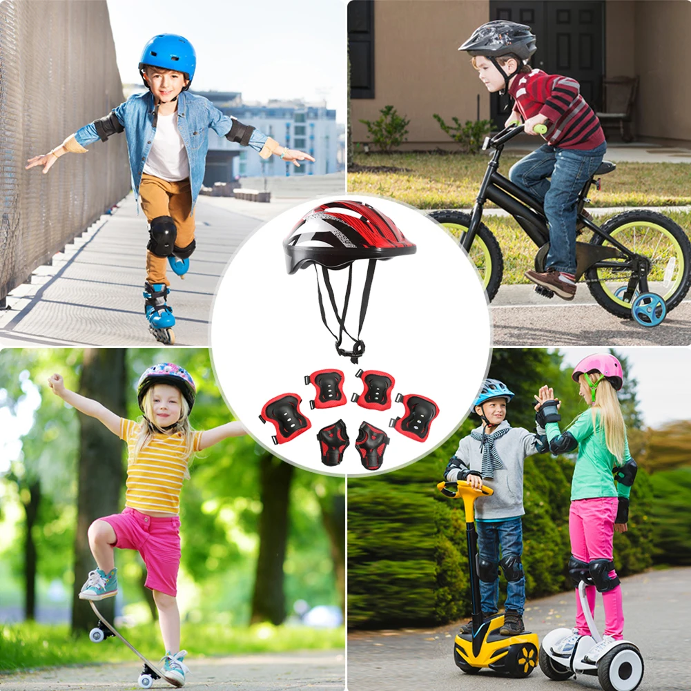 7Pcs Bicycle Sport Protective  - огляд і ціна Cycling Gear Padding