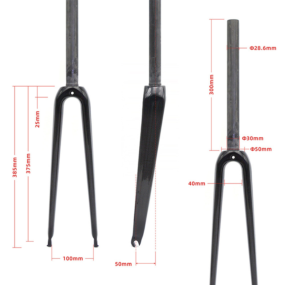 650C Full Carbon Rigid Front F - огляд і ціна Cycling Gear Inches