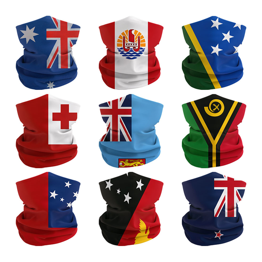Oceania National Flags Face Ba - огляд і ціна Cycling Gear Australia